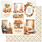 Paper Rose Autumn Florals Basics 6x6 Paper Collection