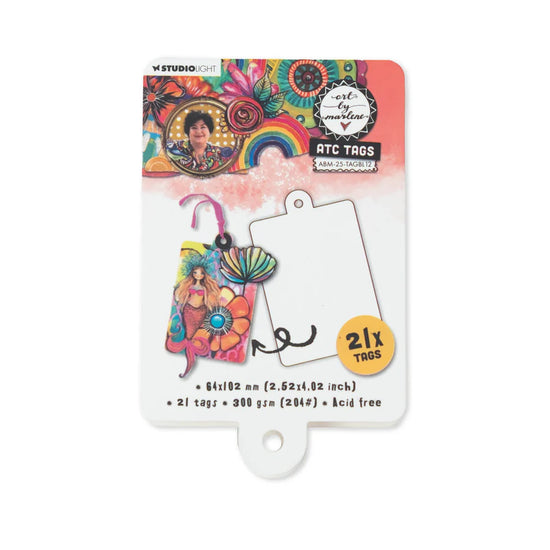 Art by Marlene ATC Tags ATC-Tags Art By Marlene 64x102x8mm 21 Tags
