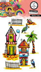 Art by Marlene Clear Stamp Beachy scene Art By Marlene 148x210x3mm 8 Pieces