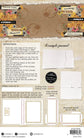 Studio Light Stencil Memory Journal Sweet Bee Memories 4 PC