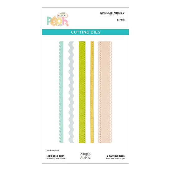 Spellbinders RIBBON & TRIM ETCHED DIES WITH SIMPLE STORIES