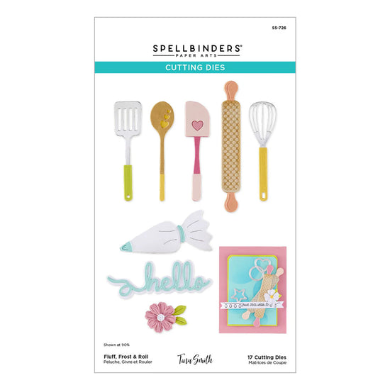 Spellbinders FLUFF, FROST & ROLL ETCHED DIES BY TINA SMITH