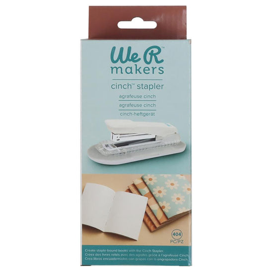We R Cinch Stapler White/Blue
