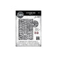 Sizzix 3D Texture Fades A5 Embossing Folder By Tim Holtz Brickwork 