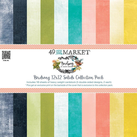 49 And Market Collection Pack 12"X12" Birdsong Solids