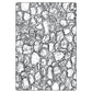 Sizzix 3D Texture Fades A5 Embossing Folder By Tim Holtz Cobblestone 