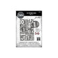 Sizzix 3D Texture Fades A5 Embossing Folder By Tim Holtz Numbered 