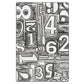 Sizzix 3D Texture Fades A5 Embossing Folder By Tim Holtz Numbered 