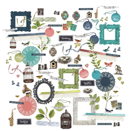 49 And Market Laser Cut Outs Elements Birdsong