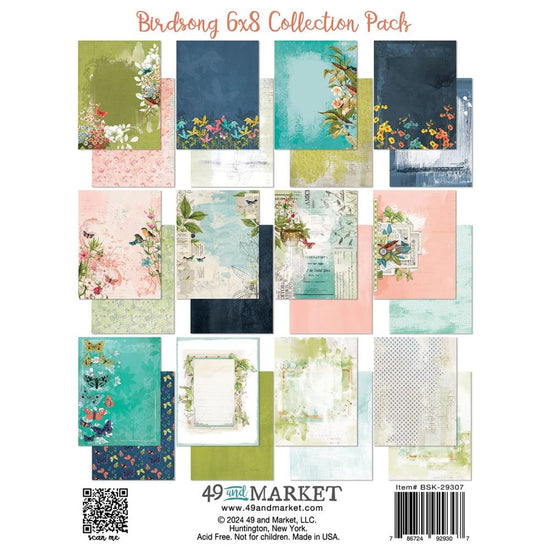 49 And Market Collection Pack 6"X8" Birdsong