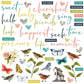 49 And Market Chipboard Mixed Set Birdsong