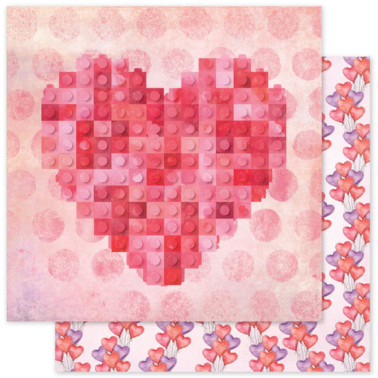 Paper Rose Perfect Pairs D 12x12 Paper