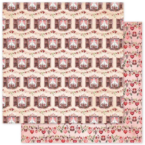 Paper Rose Heartwood House Basics F 12x12 Paper