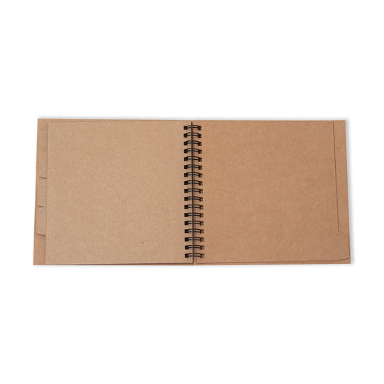 Studio Light Spiral Passe-Partout Journal 15x15 cm, Kraft Essentials 1 Piece