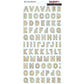 49 And Market Cardstock Stickers Paper Trails Alphabet