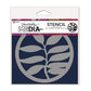Dina Wakeley MEdia Stencils 9"X6" A Frond Coaster