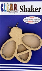 Clear Scraps Mini Shaker Bee