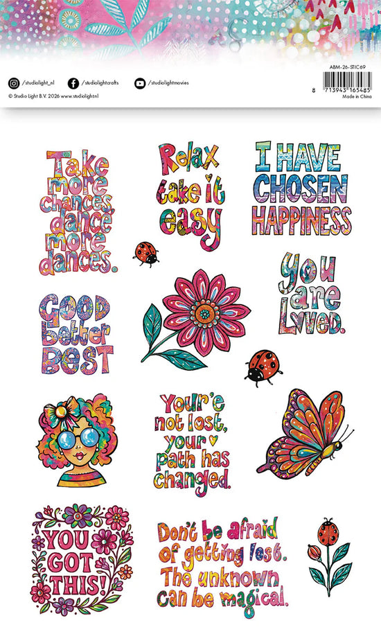 Art by Marlene Stickers Quotylicious Art by Marlene 2 Sheets