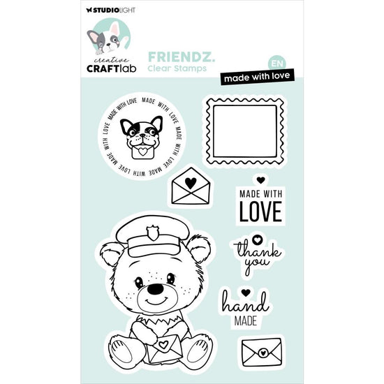 Studio Light Freindz Clear Stamps Nr. 709, Made With Love