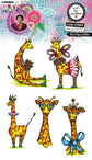 Art by Marlene Clear Stamp Dazzling Giraffes Art by Marlene 5 Pieces