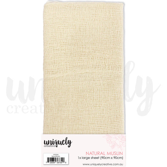 Uniquely Creative NATURAL MUSLIN