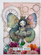 Uniquely Creative DRESSED IN DAYDREAMS CHAOTIC ROUND PHOTOPOLYMER STAMP