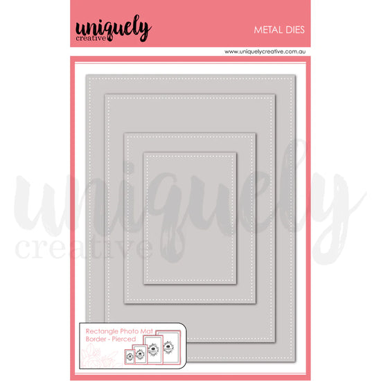 Uniquely Creative RECTANGLE PHOTO MAT BORDER DIE - PIERCED