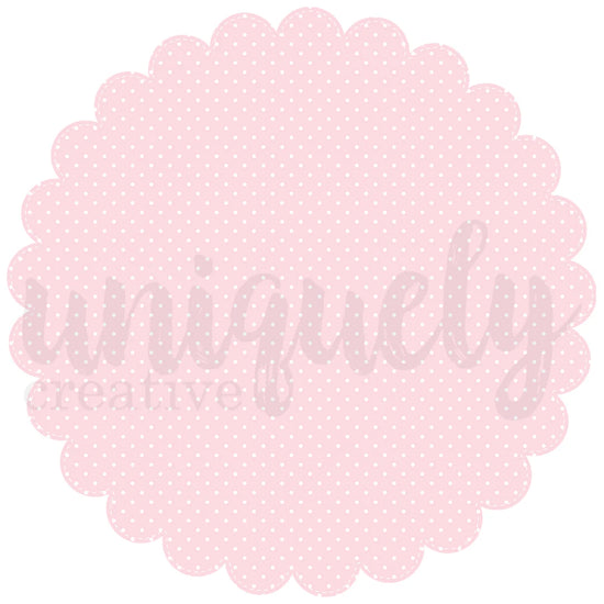 Uniquely Creative DRESSED IN DAYDREAMS SCALLOPED DECORATIVE BASE LAYER