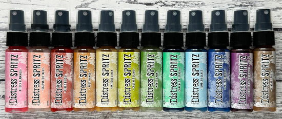 Tim Holtz Distress Spritz 1oz Bottle Complete Collection (all 12 colors) Serie 