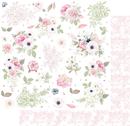 Uniquely Creative WHISPERS OF WISDOM FLORAL FRAGMENTS PAPER