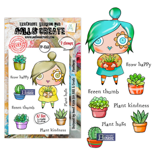 AALL and Create - A7 Stamp Sets - Plant Hugs