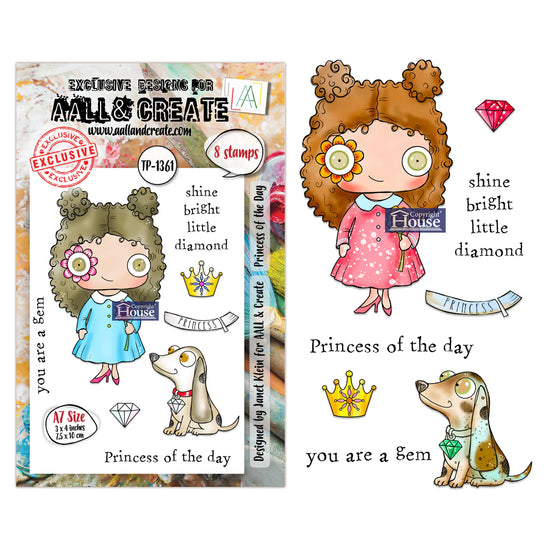 AALL and Create - A7 Stamp Sets - Princess of the Day