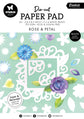Studio Light Die-Cut Paper Pad Rose & Petal Essentials 20 Sheets