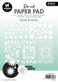 Studio Light Die-Cut Paper Pad Rose & Petal Essentials 20 Sheets