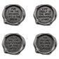 Idea-Ology Metal Quote Seals 4/Pkg