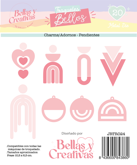 Metal dies / Troquel Charms Adorno