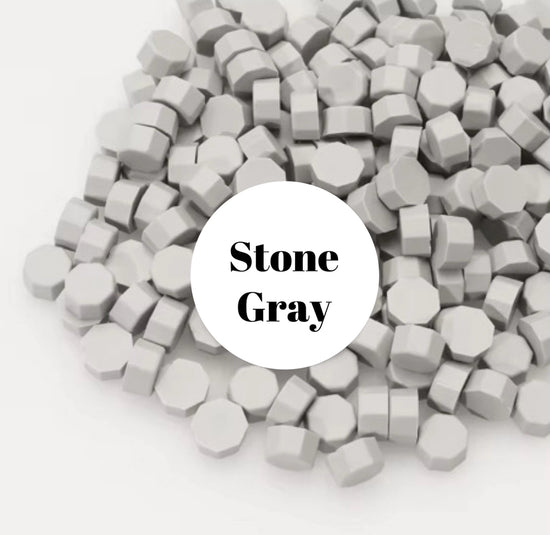 Seal Wax Beads Stone Gray