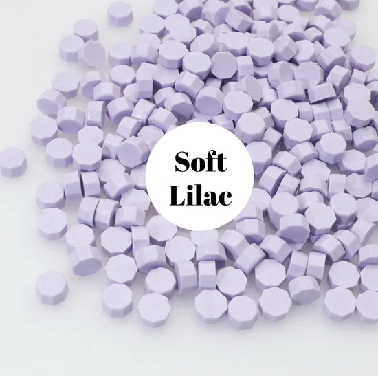 Seal Wax Beads Stone Soft Lilac