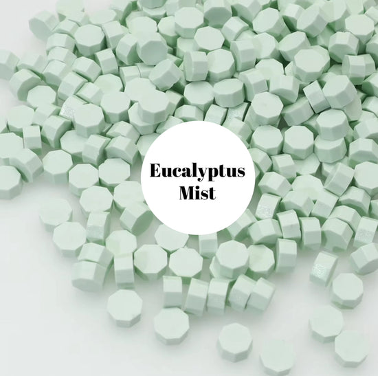 Seal Wax Beads Stone Eucalyptus Mist