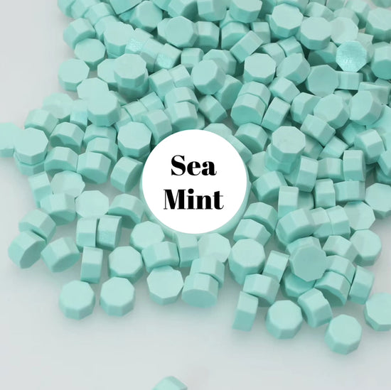 Seal Wax Beads Sea Mint