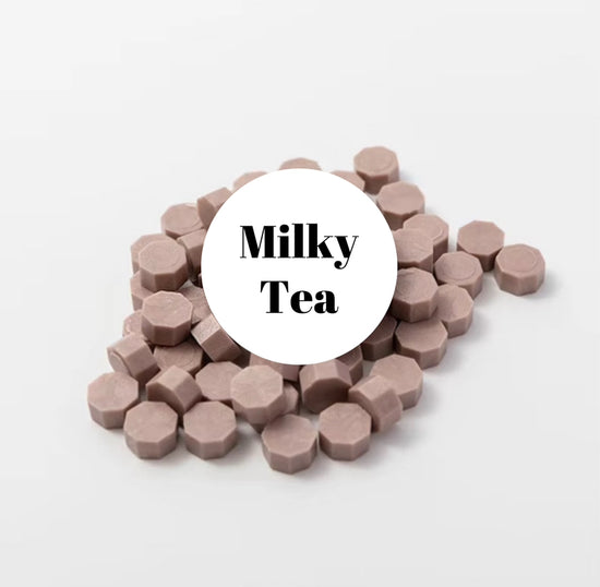 Seal Wax Beads Stone Milky Tea