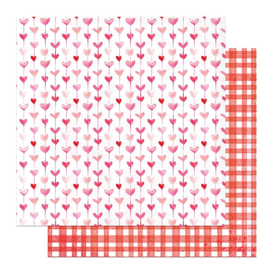 Smitten Double-Sided Cardstock 12"X12" Crazy for you