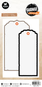 Studio Light Cutting Dies Big Labels Grunge Collection 100x200x1mm 6 Pieces