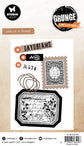 Studio Light Stamp & Cutting Dies Label & Stamp Grunge Collection 93x136x1mm 13 Pieces