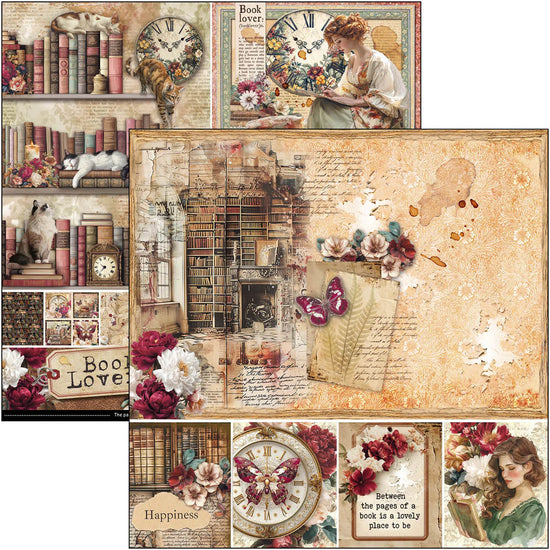 Ciao Bella Book Lovers Pad 8"x8" 12/Pkg