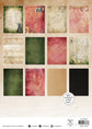 Studio Light Designer Paper Pad Background Papers Grunge Collection 203.2x203.2x9mm 36 Sheets
