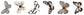 Studio Light Clear Stickers Butterfly Grunge Collection 65x45x45mm 5 Meter