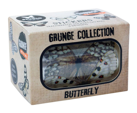 Studio Light Clear Stickers Butterfly Grunge Collection 65x45x45mm 5 Meter