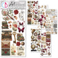 Ciao Bella Book Lover Transparent Adhesive Sheets 5/Pkg
