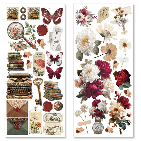 Ciao Bella Book Lover Transparent Adhesive Sheets 5/Pkg